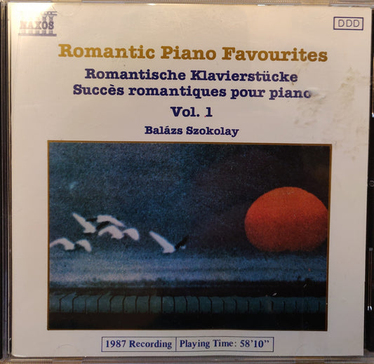 Balázs Szokolay ‎– Romantic Piano Favourites Vol.1 (8.550052) image 0