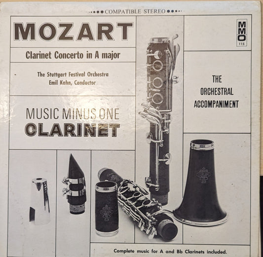 The Stuttgart Festival Orchestra, Emil Kahn, Mozart ‎– Clarinet Concerto In A Major (Orchestral Accompaniment) image 0
