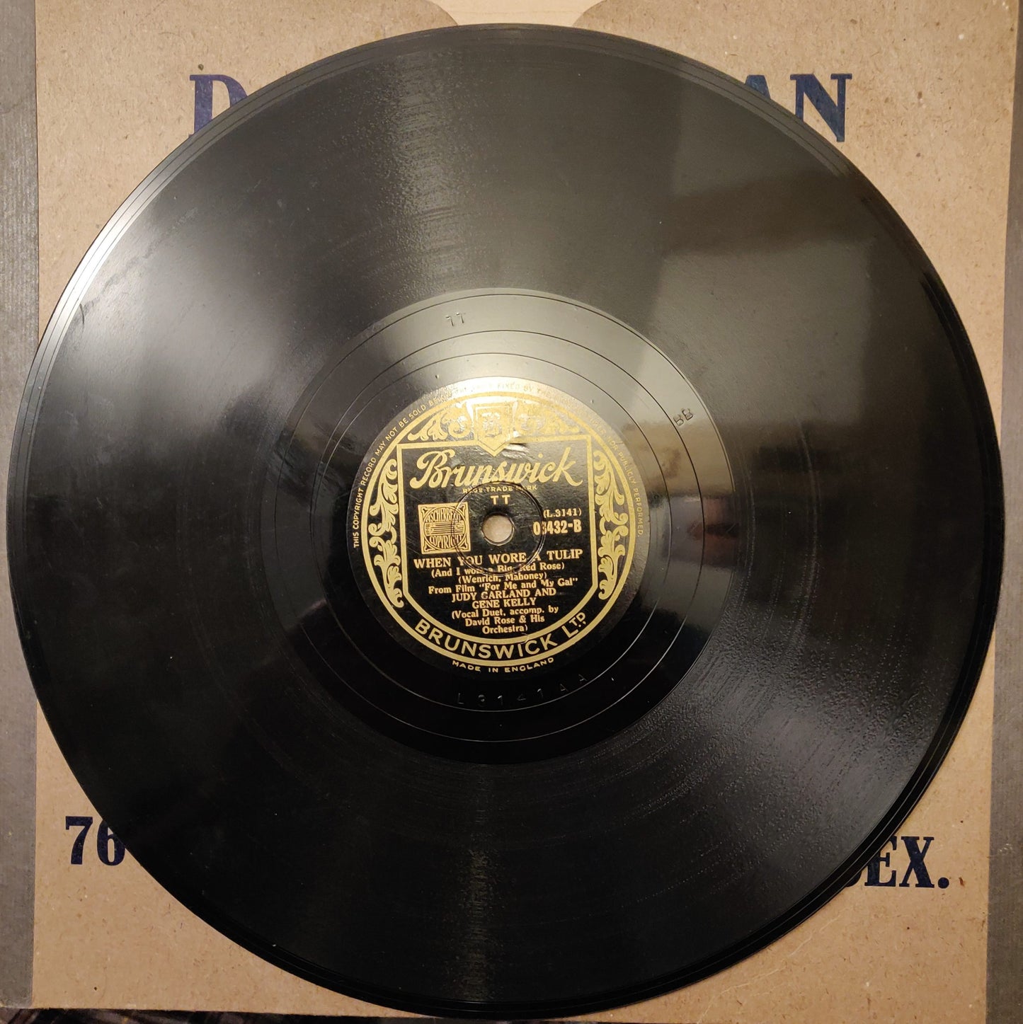 Judy Garland And Gene Kelly ‎– For Me And My Gal / When You Wore A Tulip (03432) image 2