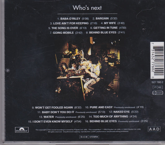 The Who - Who's Next (527 760-2) image 2