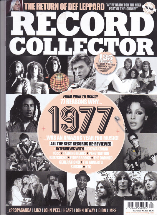 Record Collector Magazine - July 2022 (Free Postage - UK Only) image 1