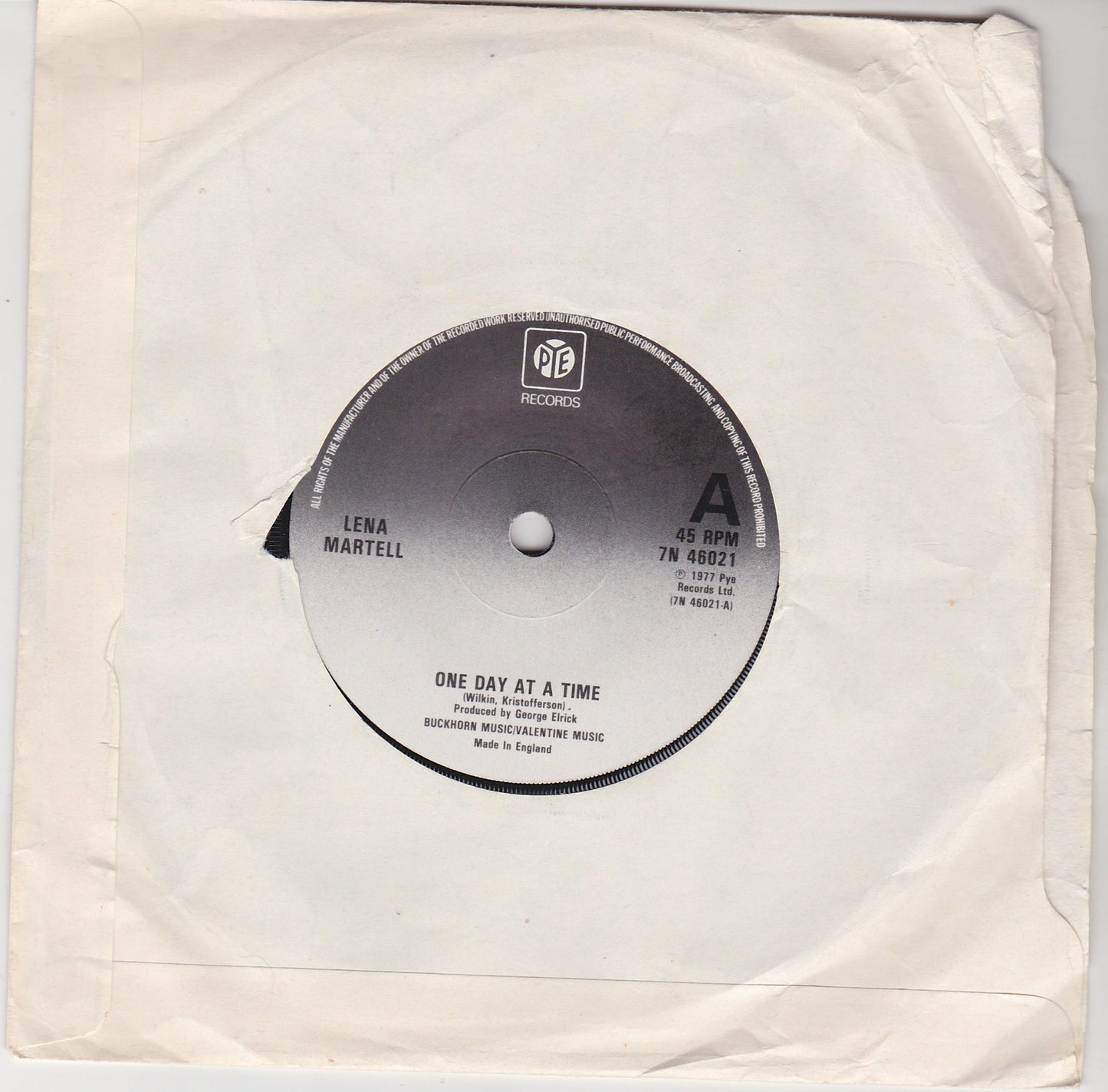 Lena Martell – One Day at a Time (7N 46021) image 0