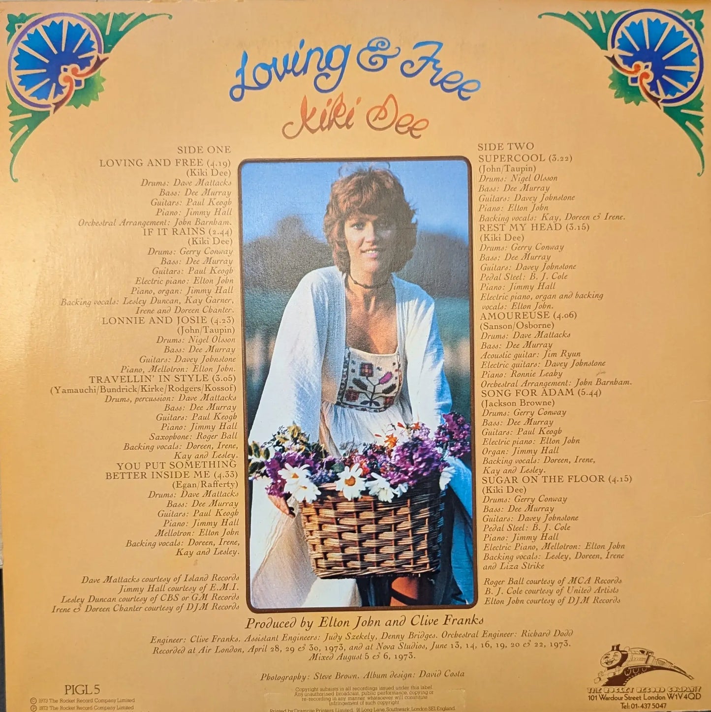 Kiki Dee ‎– Loving & Free (PIGL5) image 2