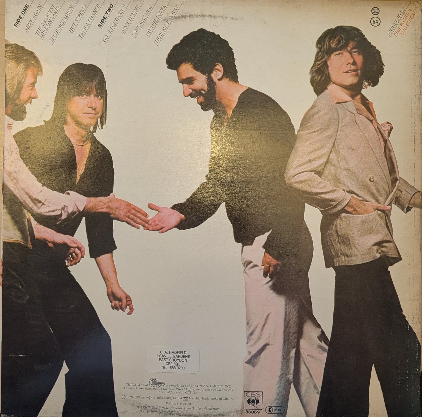 Chicago ‎– Hot Streets (86069)