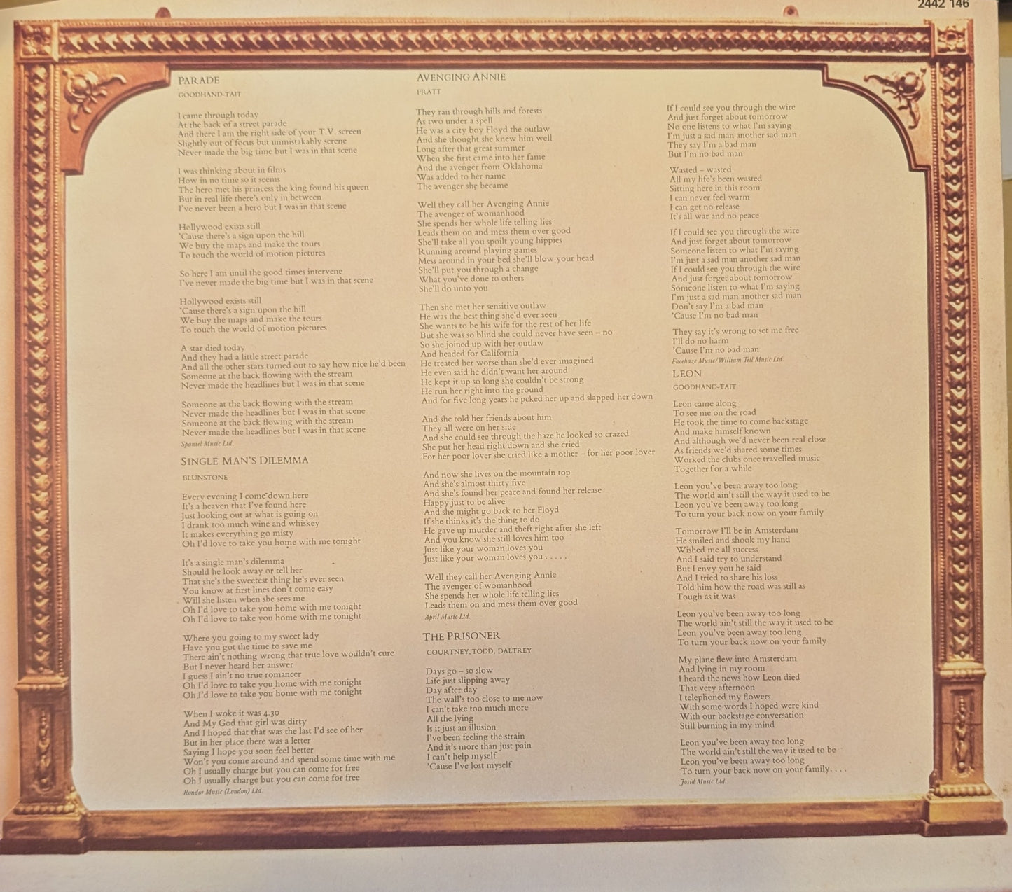 Roger Daltrey ‎– One Of The Boys