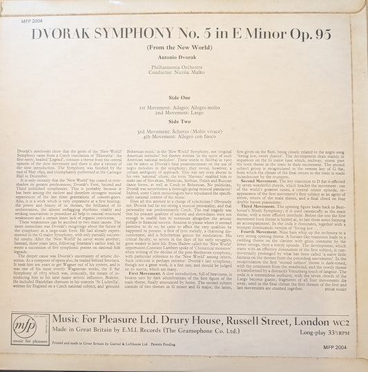 Dvořák ‎– Symphony No. 5 In E Minor, Op. 95 ("From The New World")