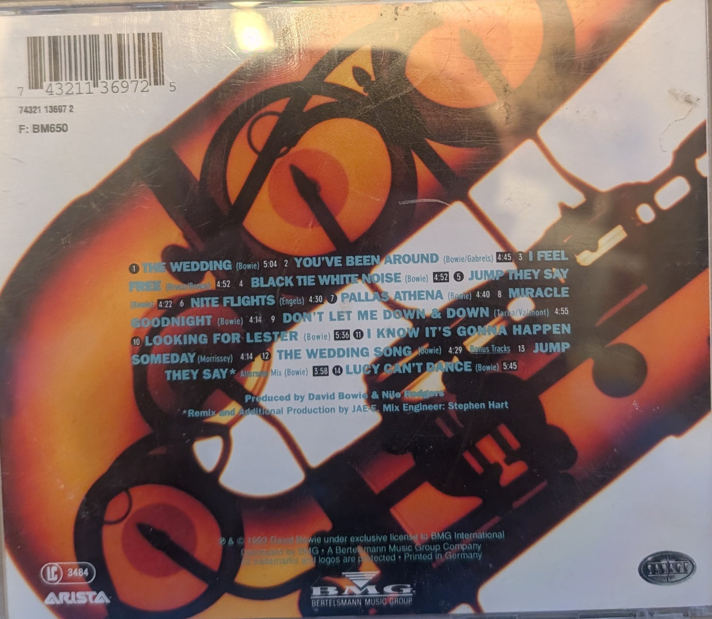 David Bowie ‎– Black Tie White Noise