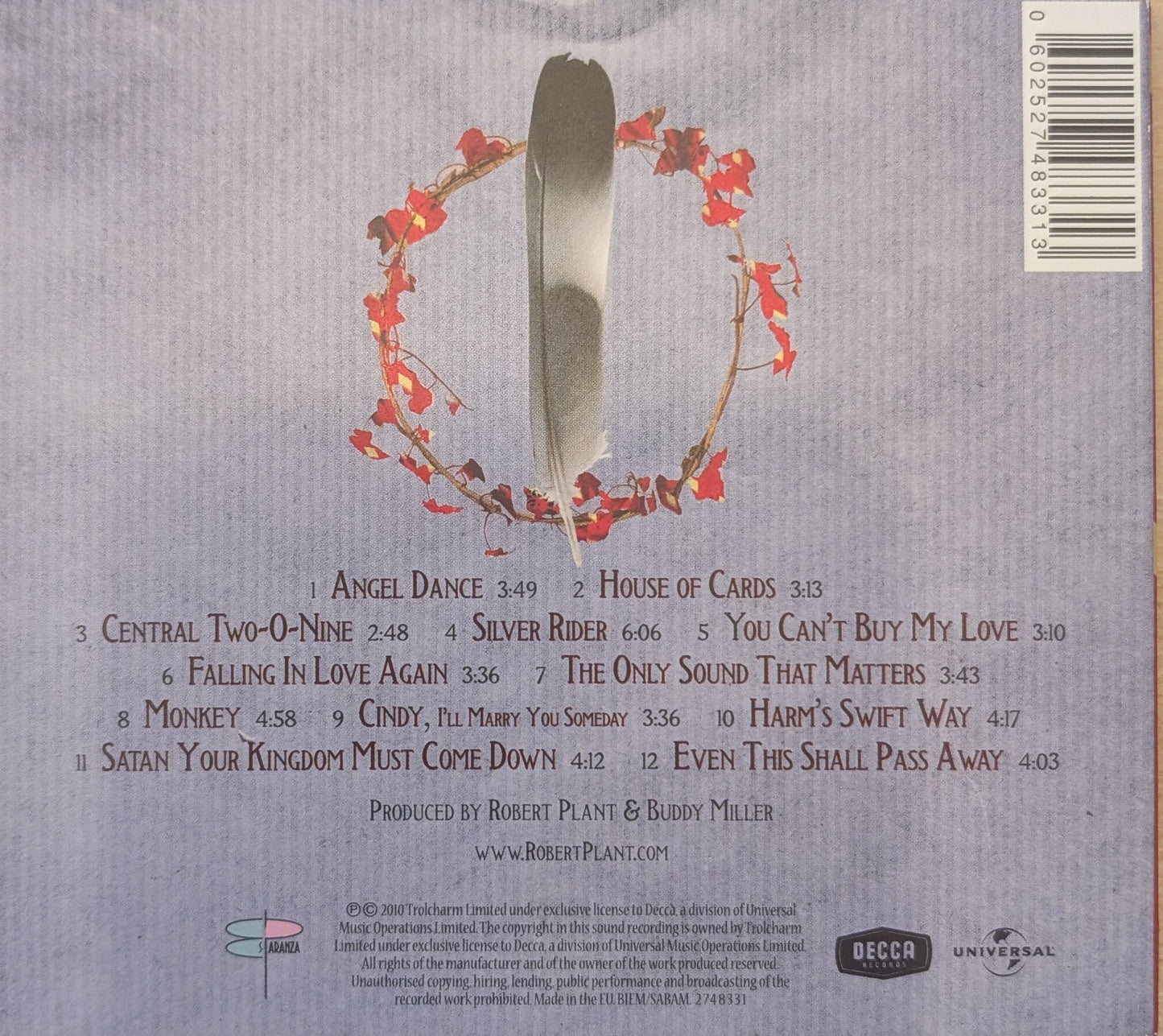 Robert Plant ‎– Band Of Joy