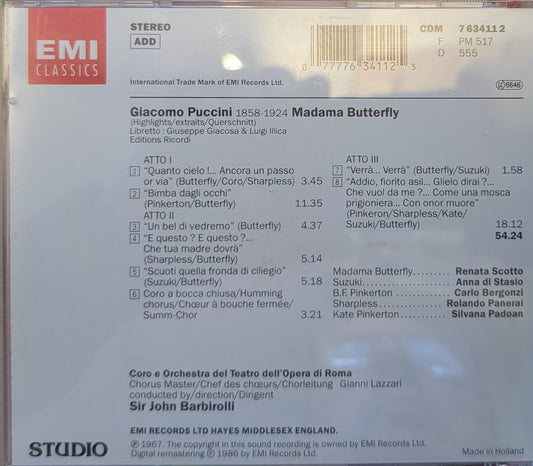 Madama Butterfly (Highlights - Extraits - Querschnitt)