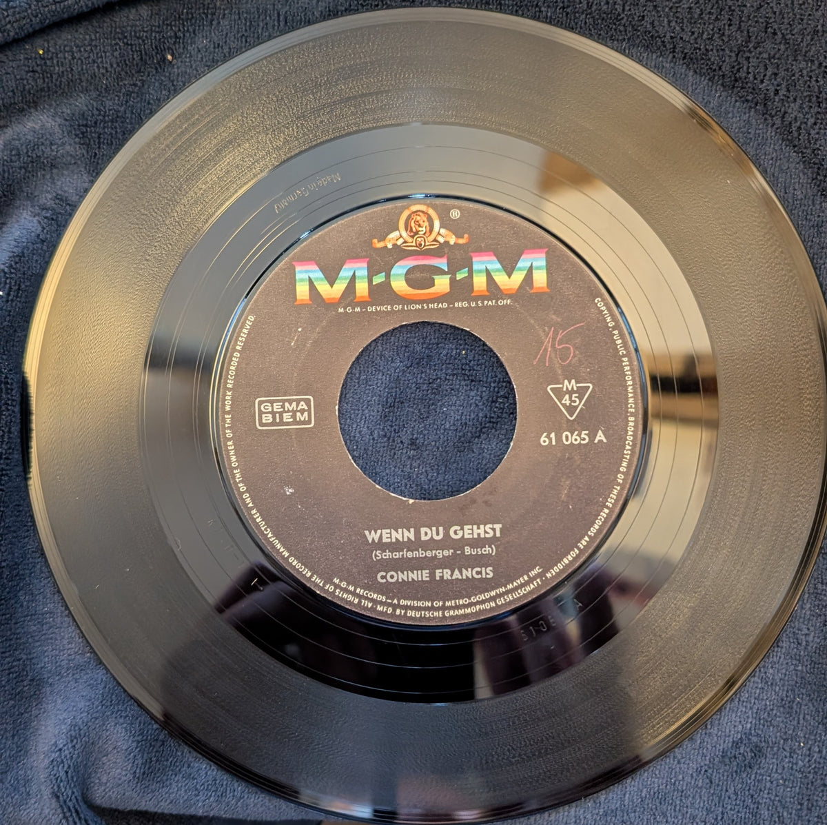 Connie Francis - Wenn Du Gehst / Gondola D'Amore (7" Vinyl Single)