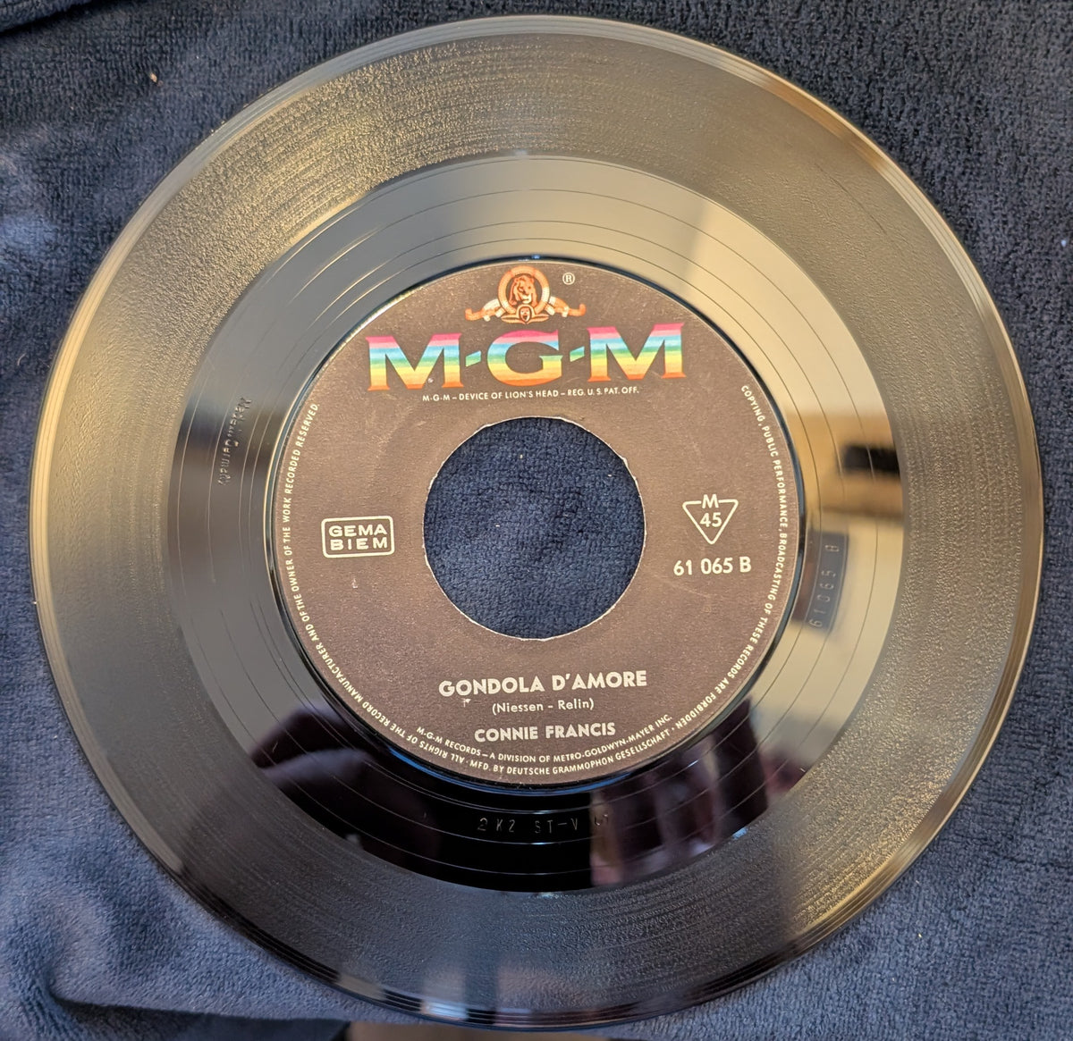 Connie Francis - Wenn Du Gehst / Gondola D'Amore (7" Vinyl Single)