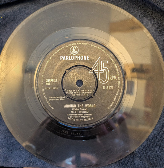 Matt Monro - Walk Away / Around The World (7" Vinyl Single)
