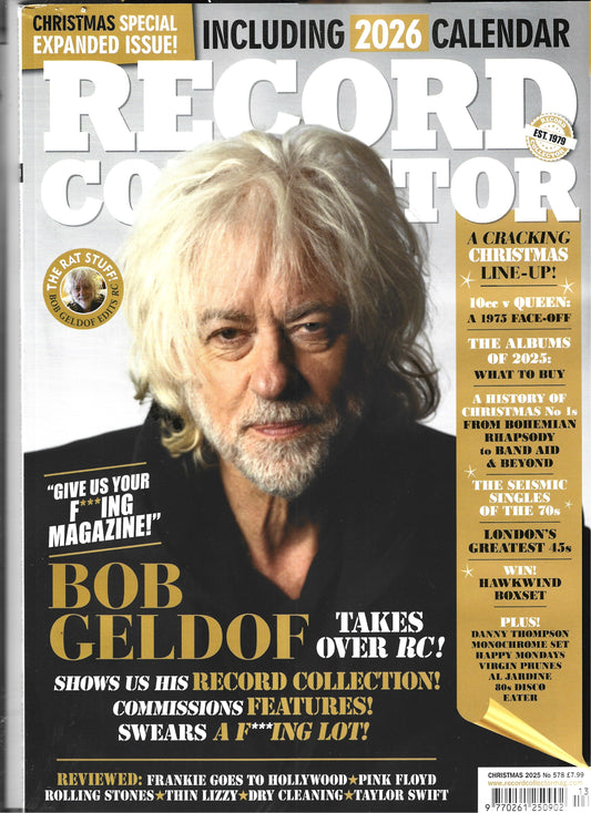 Record Collector (Xmas 2025 issue, on sale 27 Nov #578 BUMPER ISSUE + Free Calendar