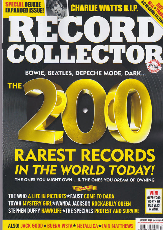 Record Collector Magazine - October 2021 - FREE POSTAGE (UK Only)
