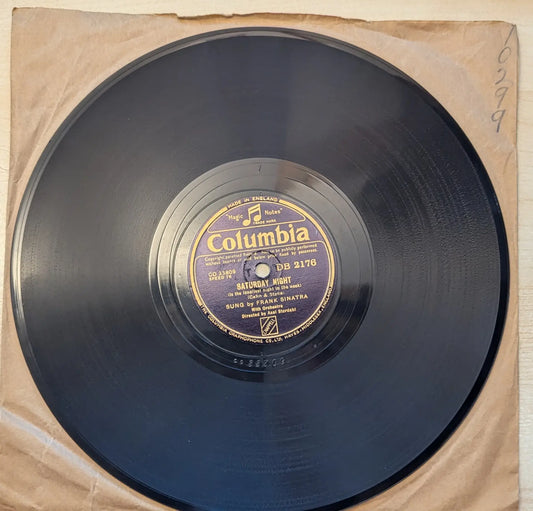 Frank Sinatra ‎– Saturday Night / Embraceable You (DB 2176) image 0