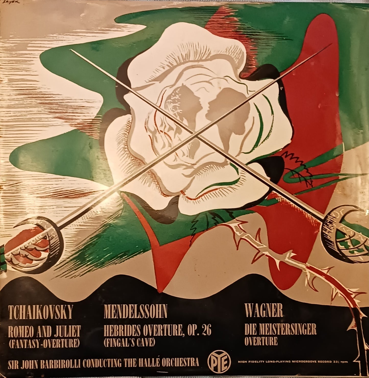 SIR JOHN BARBIROLLI Overtures TCHAIKOVSKY, MENDELSSHON, WAGNER image 1