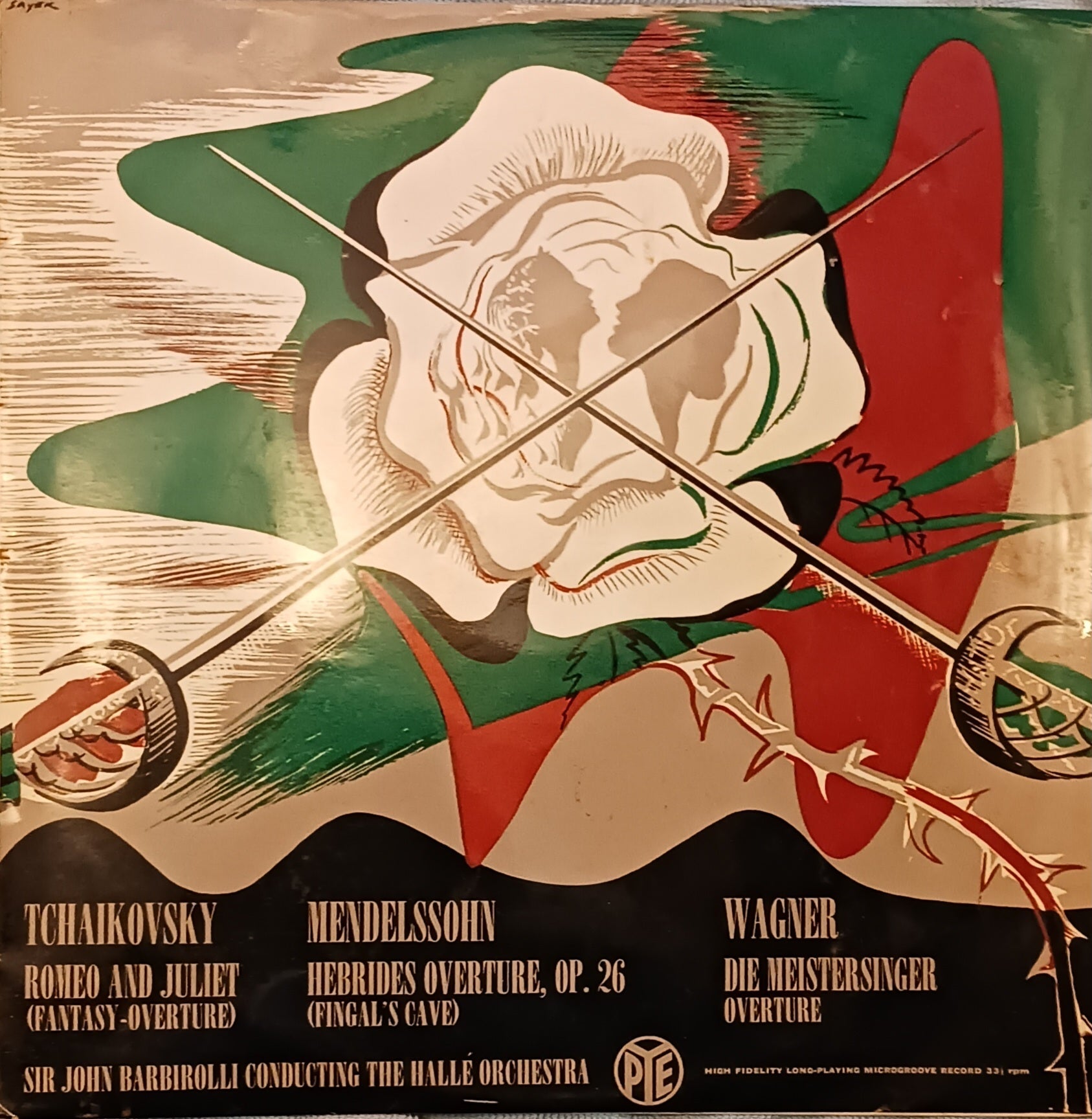 SIR JOHN BARBIROLLI Overtures TCHAIKOVSKY, MENDELSSHON, WAGNER image 1