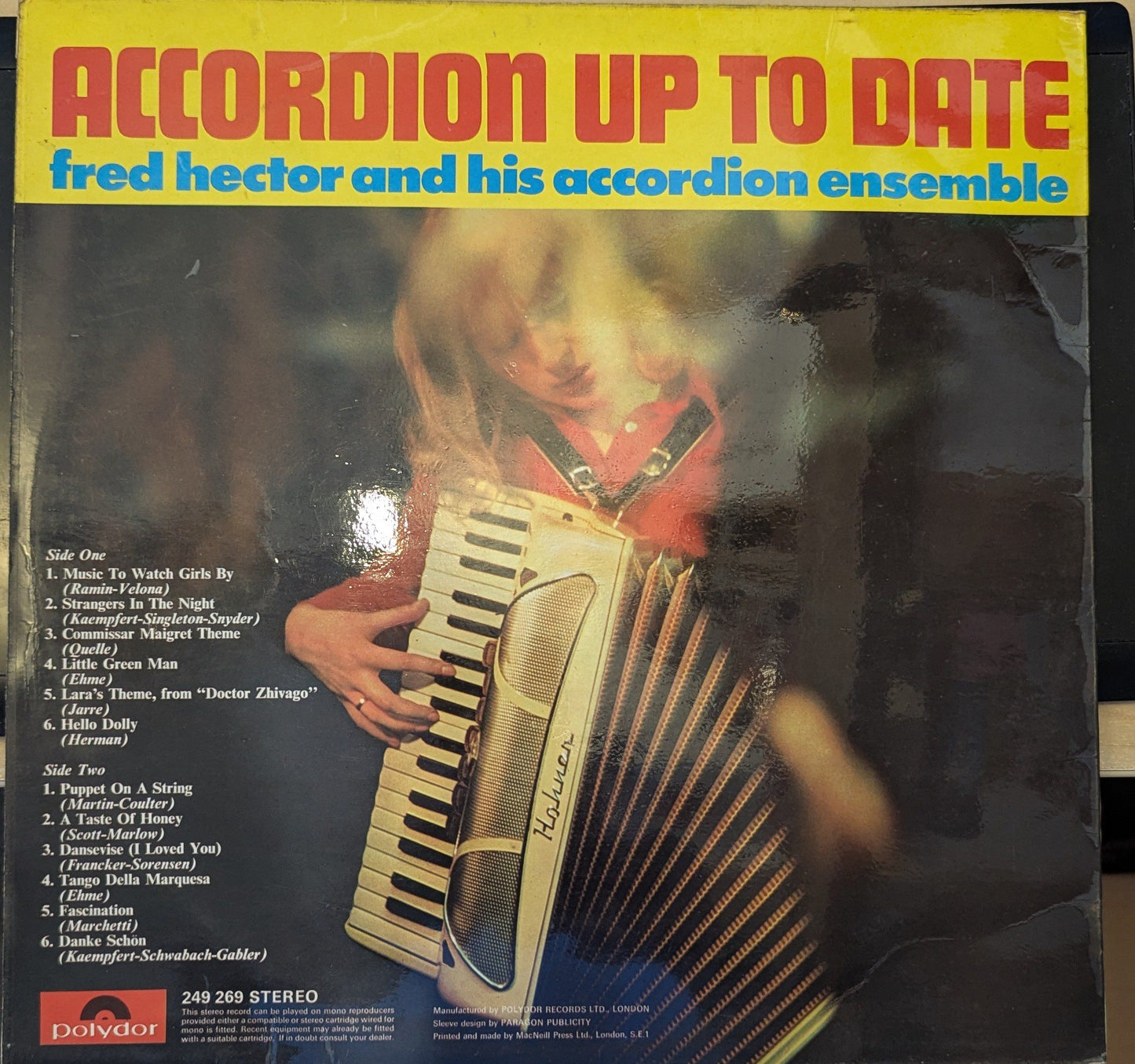 Fred Hector and his Accordion Ensemble ‎– Accordion Up To Date (249 269) image 2