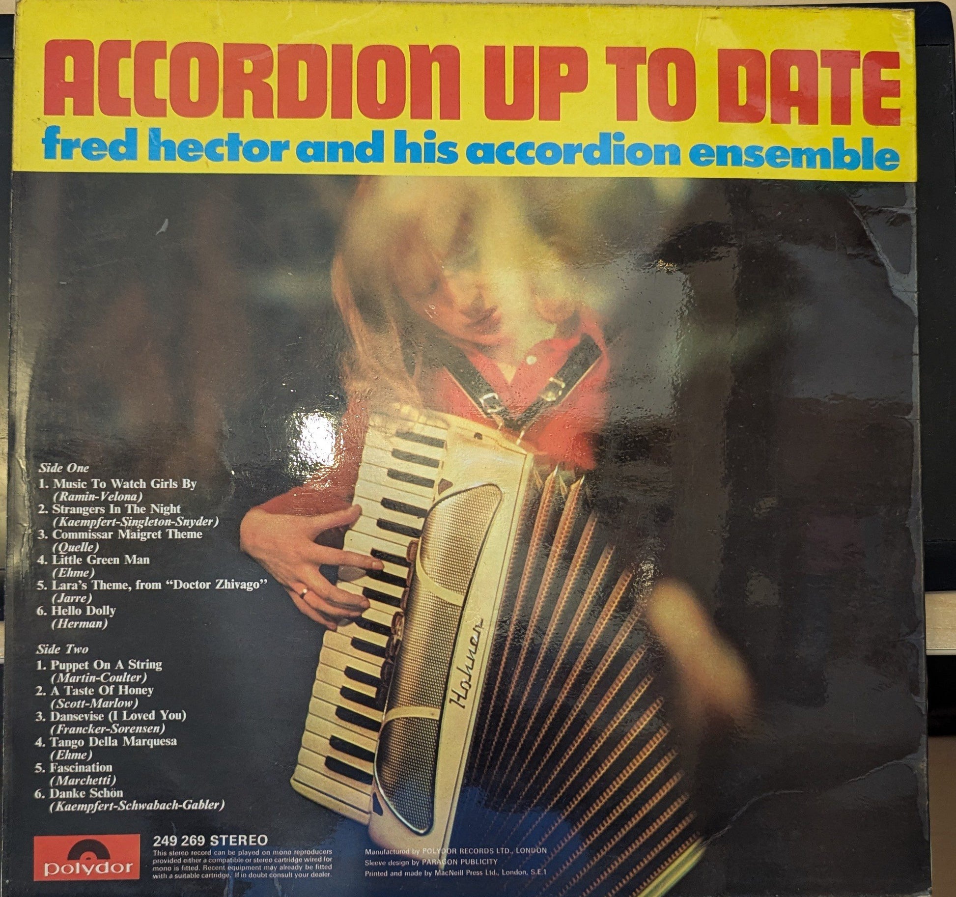 Fred Hector and his Accordion Ensemble ‎– Accordion Up To Date (249 269) image 2
