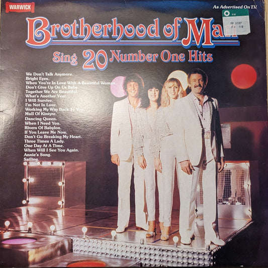 Brotherhood Of Man ‎– Sing 20 Number One Hits image 1