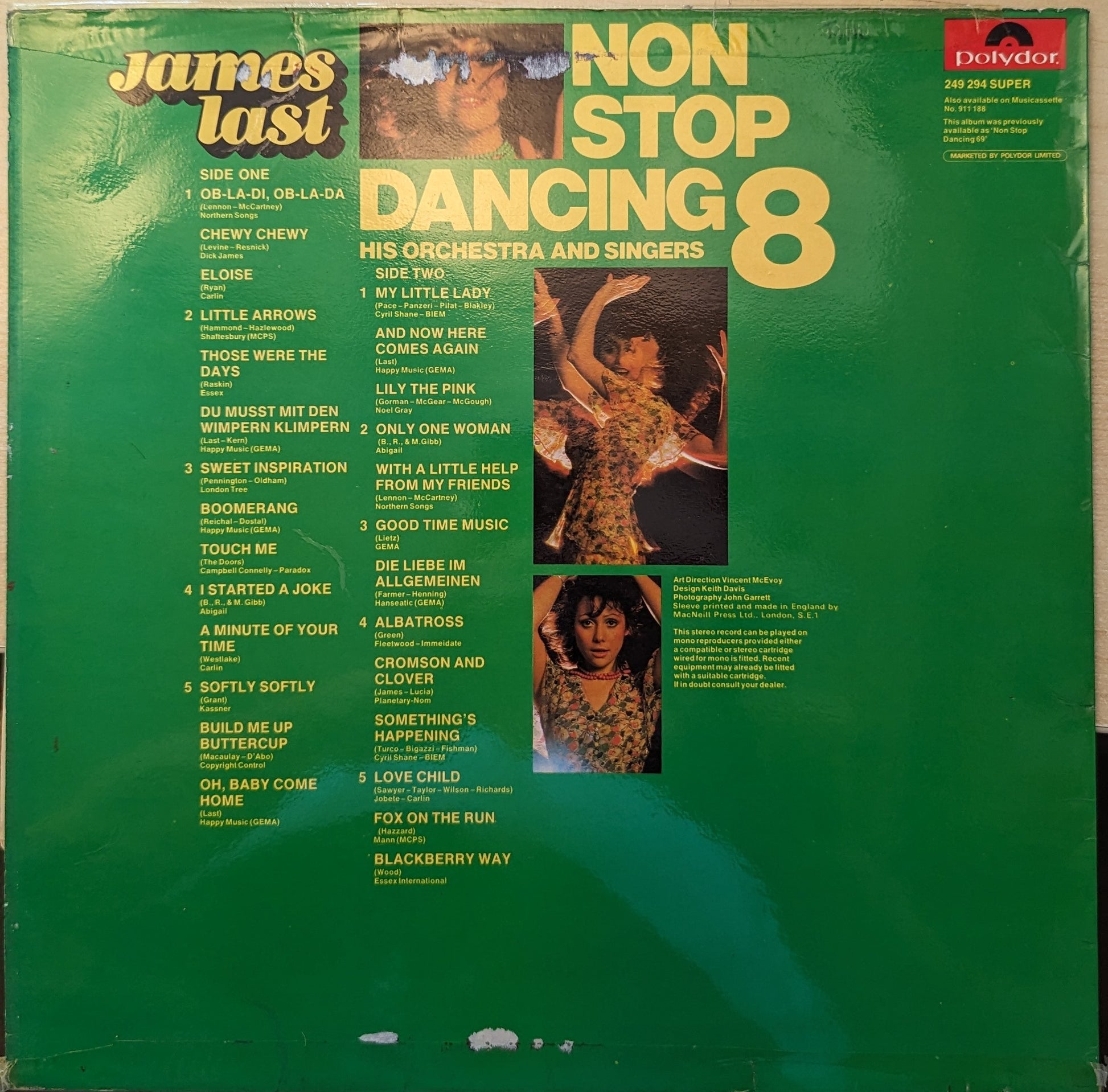 James Last ‎– Non Stop Dancing 8 (249 294) image 2