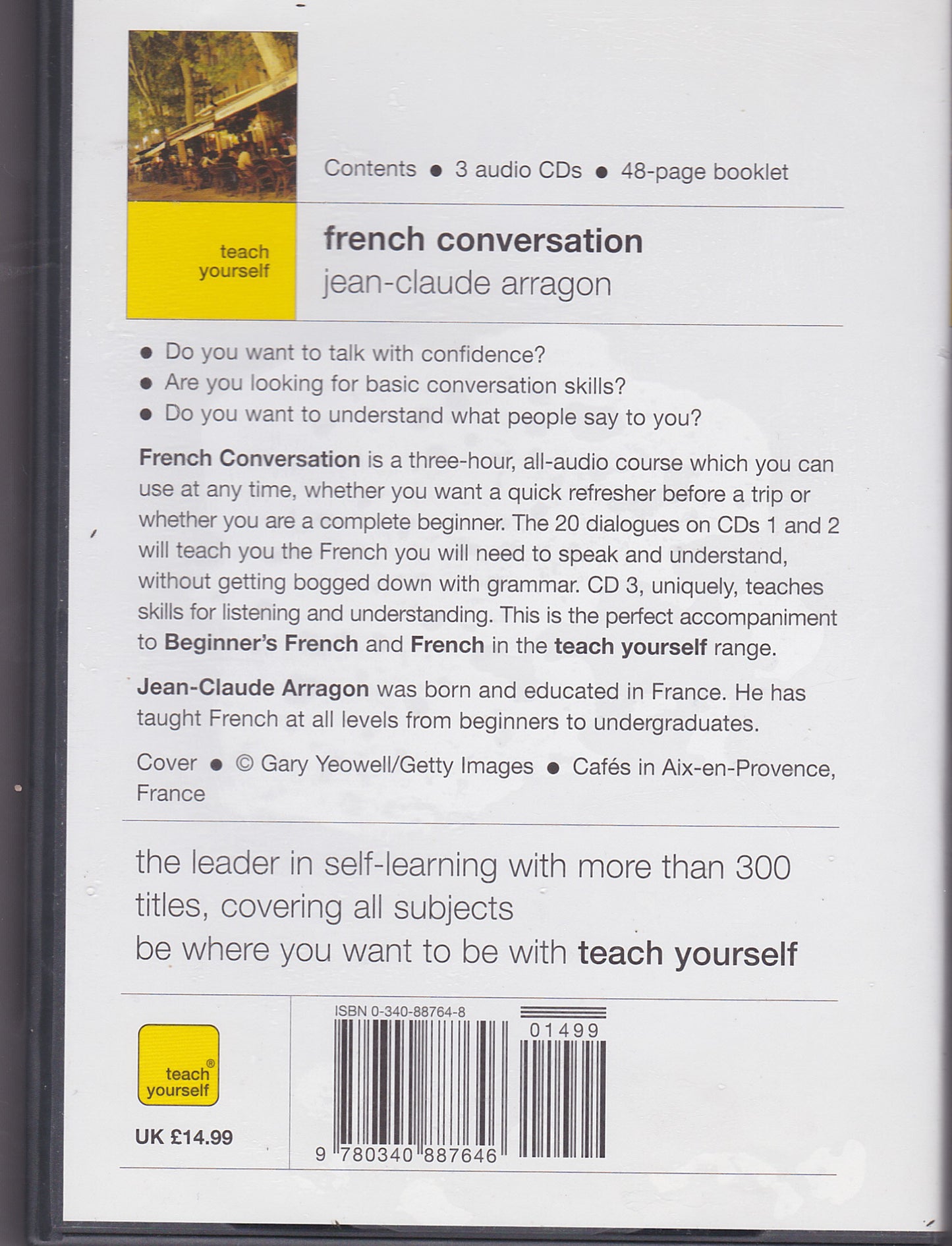 Teach Yourself French Conversation by Jean-Claude Arragon (CD-Audio, 2005) image 2