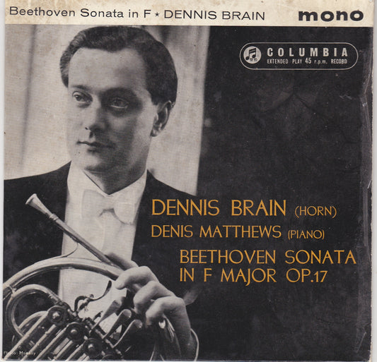 Beethoven* / Dennis Brain, Denis Matthews ‎– Sonata In F Major, Op. 17 For Horn And Piano (SEL 1669) image 0