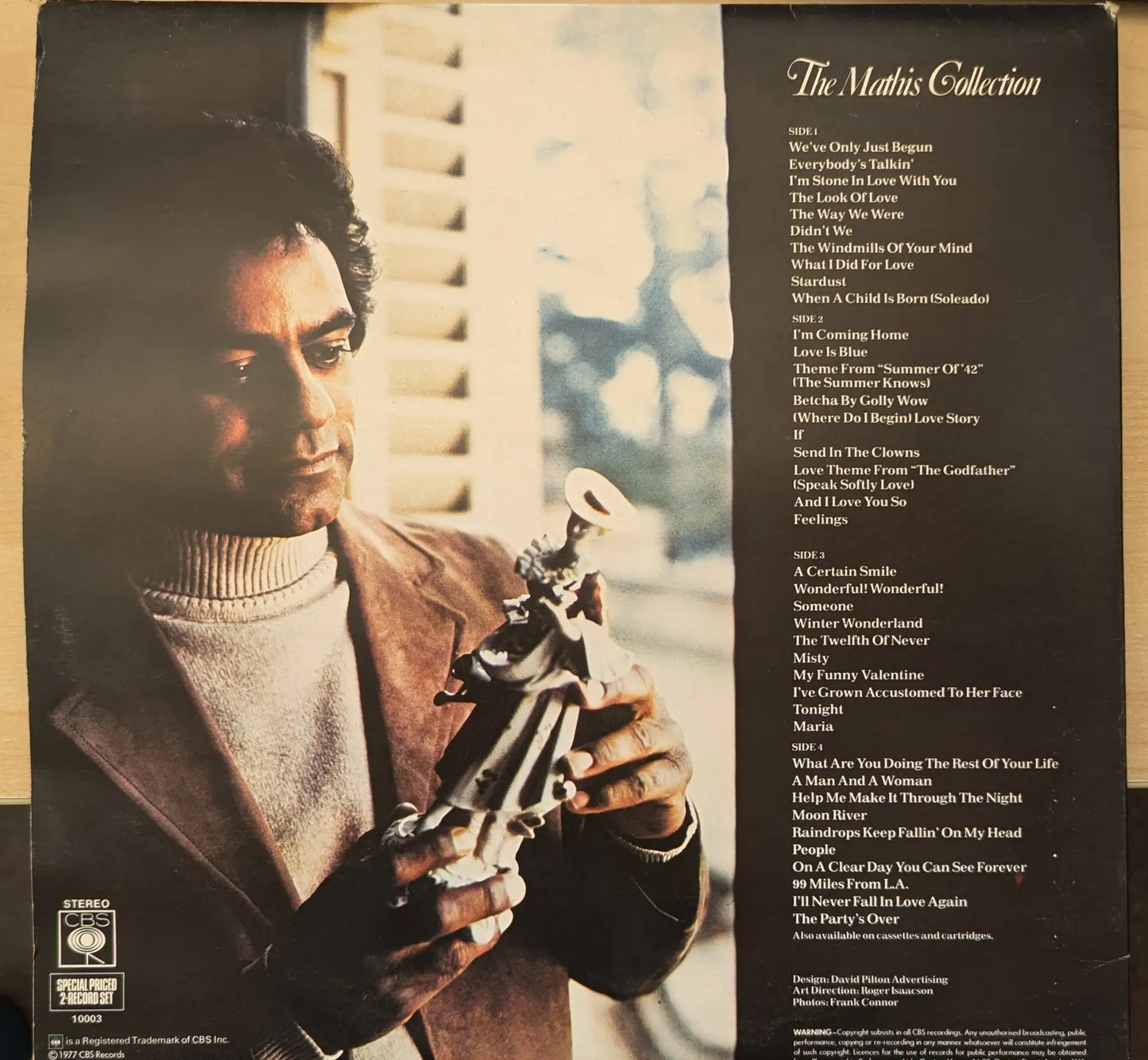 Johnny Mathis ‎– The Mathis Collection (CBS 88278) image 2