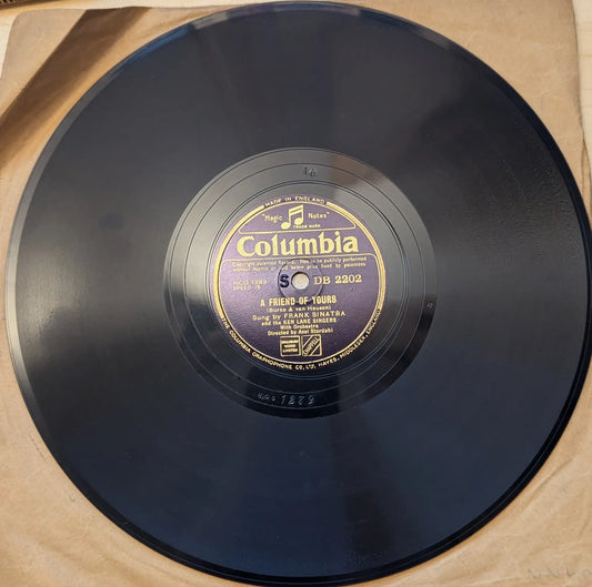 Frank Sinatra ‎– A Friend Of Yours / Nancy (With The Laughing Face) image 0