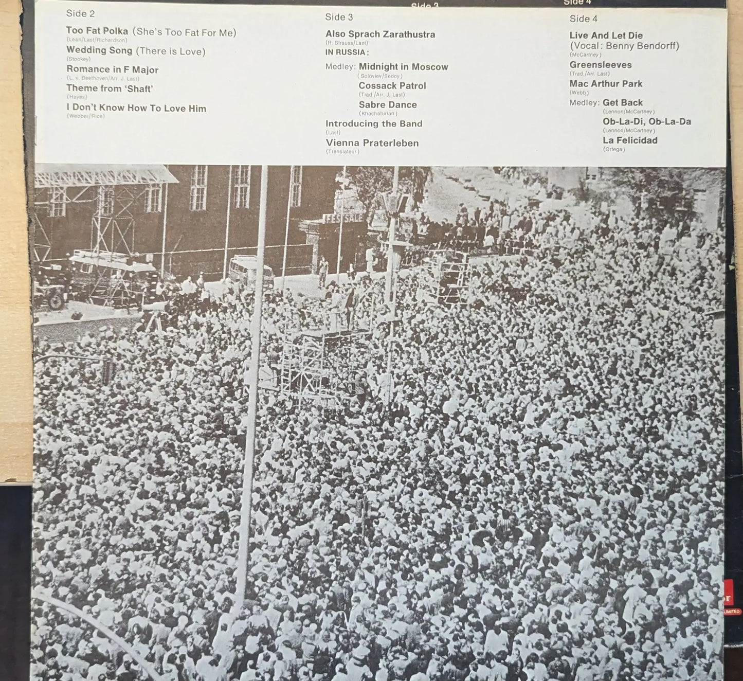 James Last ‎– James Last Live (2630 070) image 9