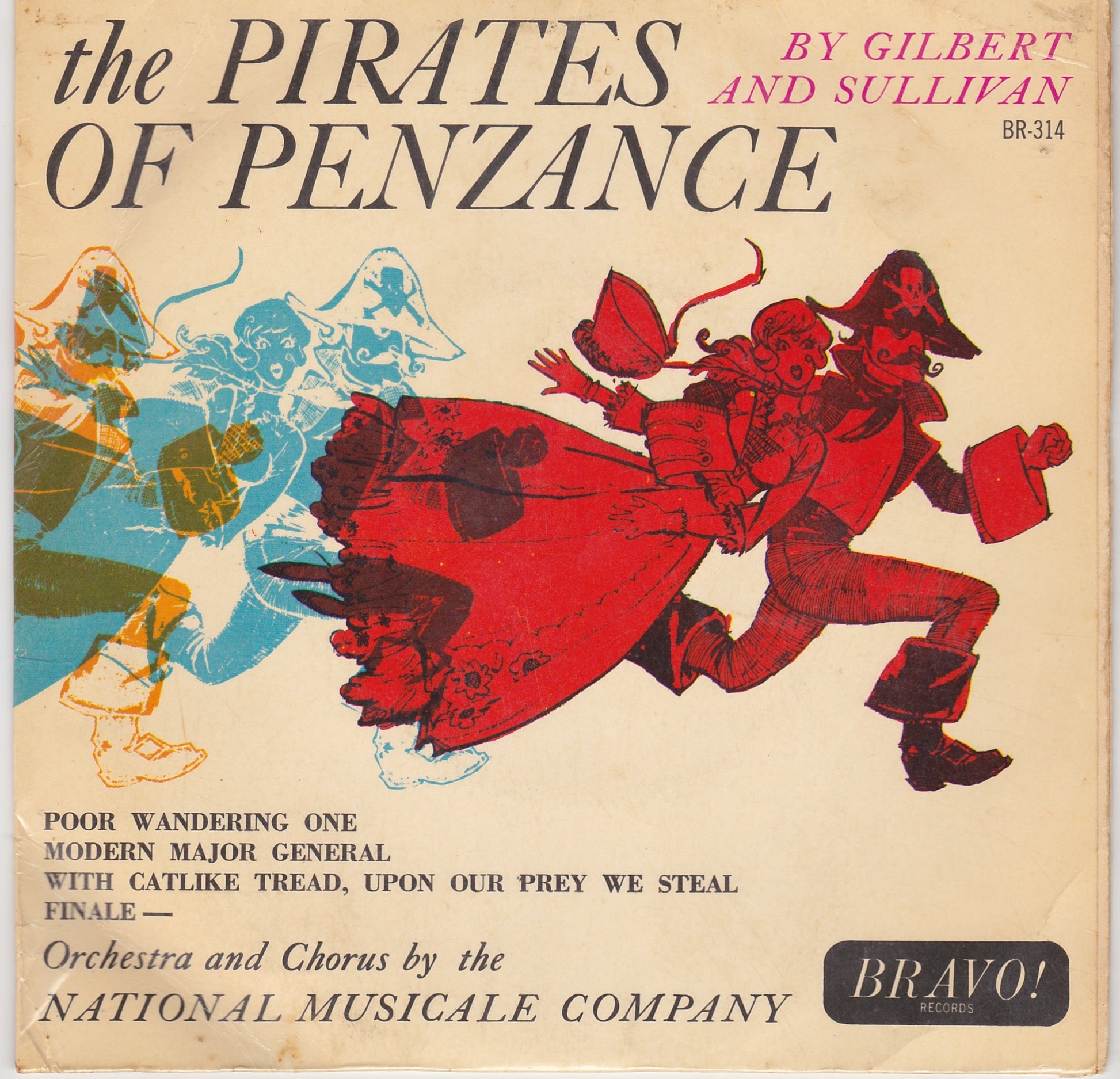 The National Musicale Company ‎– Pirates Of Penzance(BR314) image 1