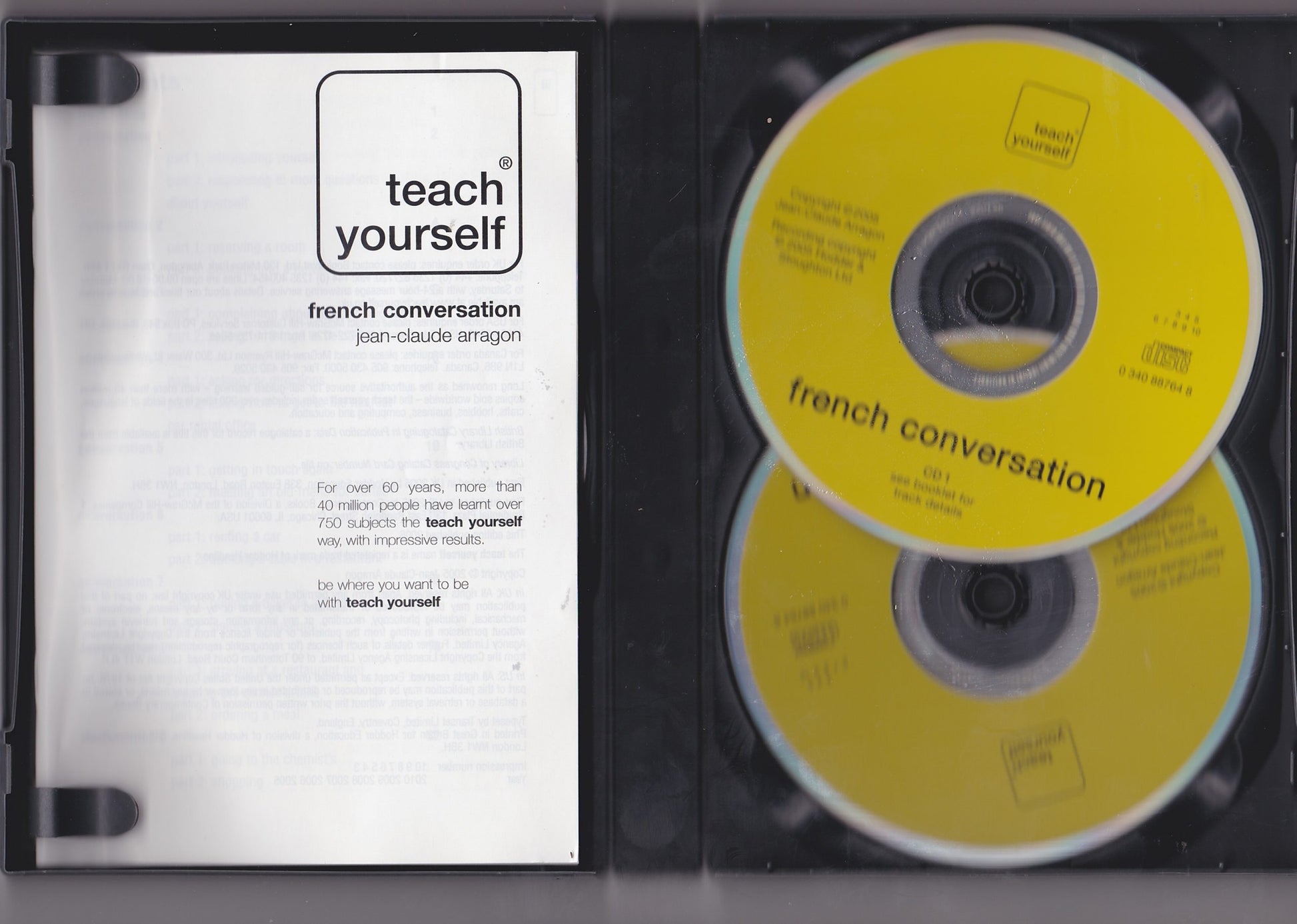 Teach Yourself French Conversation by Jean-Claude Arragon (CD-Audio, 2005) image 3
