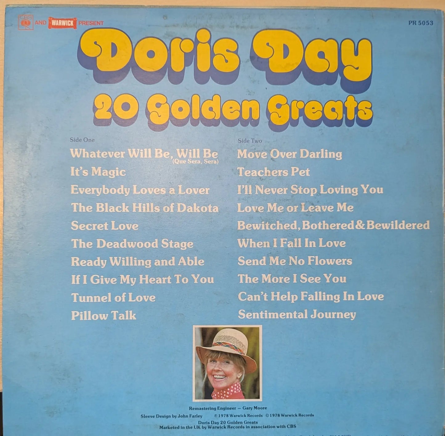 Doris Day ‎– 20 Golden Greats (PR 5053) image 2