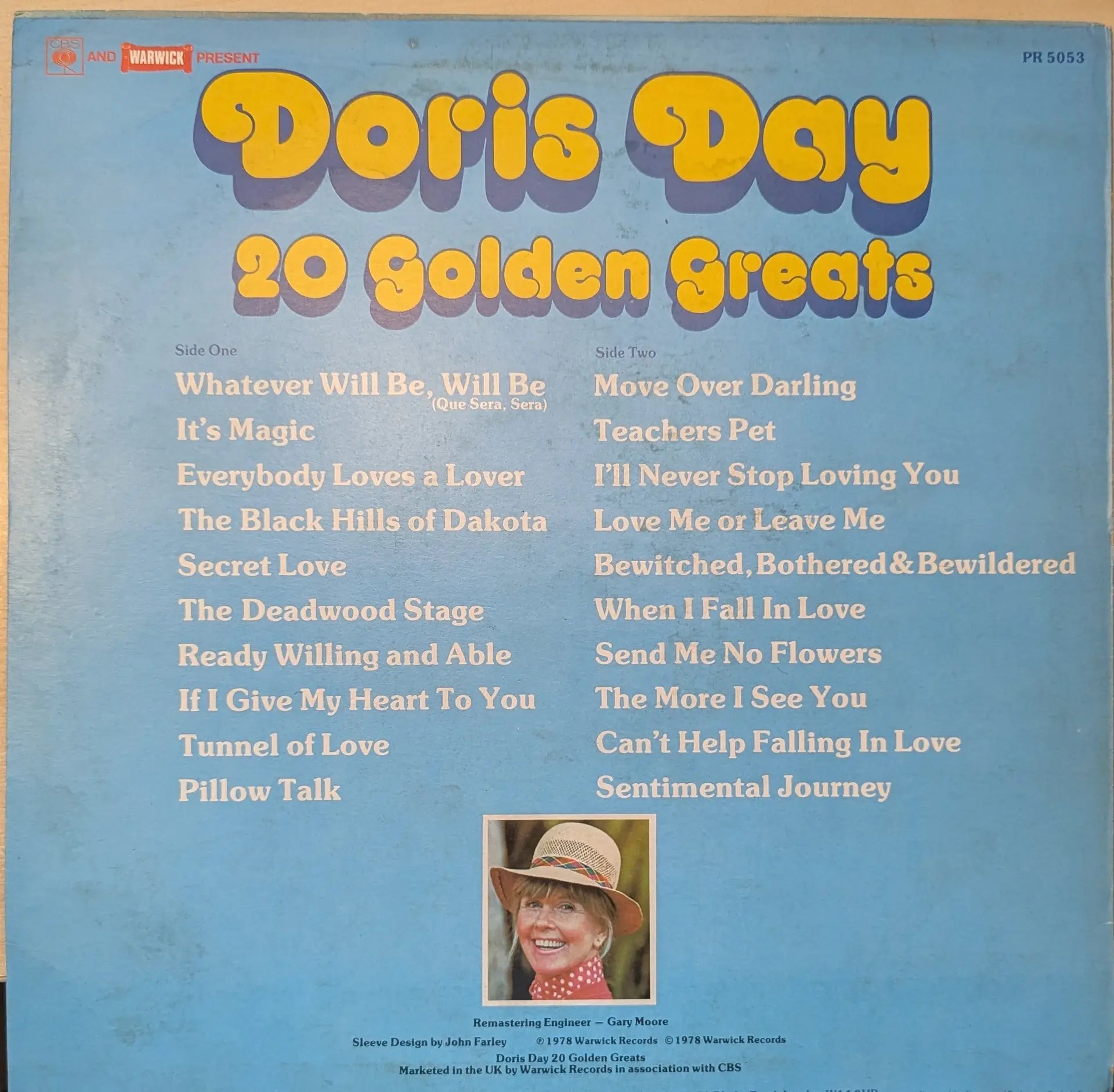 Doris Day ‎– 20 Golden Greats (PR 5053) image 2