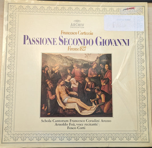 Francesco Corteccia - Passione Secondo Giovanni image 0