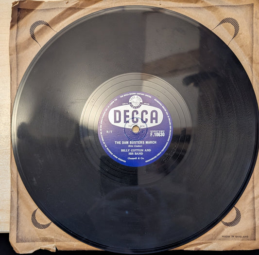 Billy Cotton And His Band ‎– The Dam Busters March / Bring Your Smile Along (F.10630) image 0