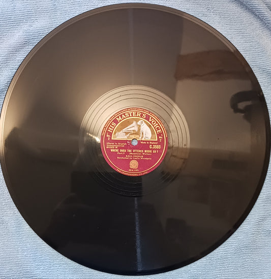 Leslie Woodgate ‎– Where Does The Uttered Music Go? (C3503) image 2
