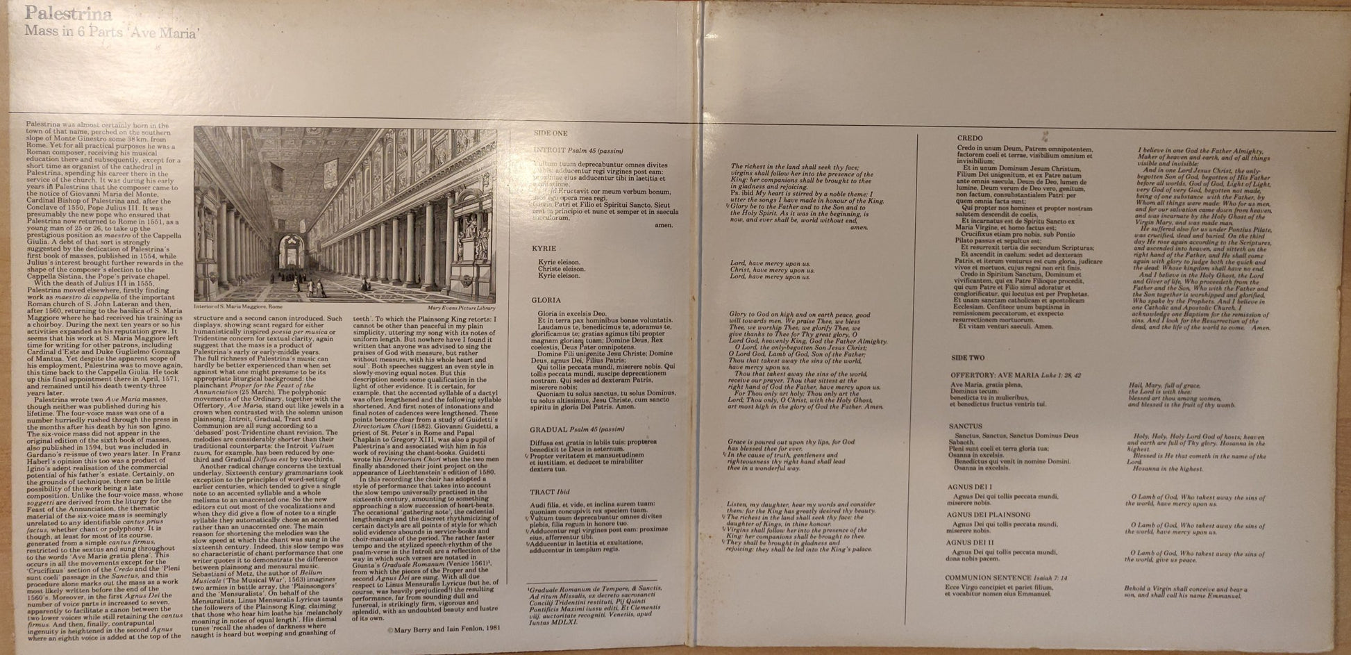 Palestrina - Choir Of King's College, Cambridge*, (ASD 3955) image 3